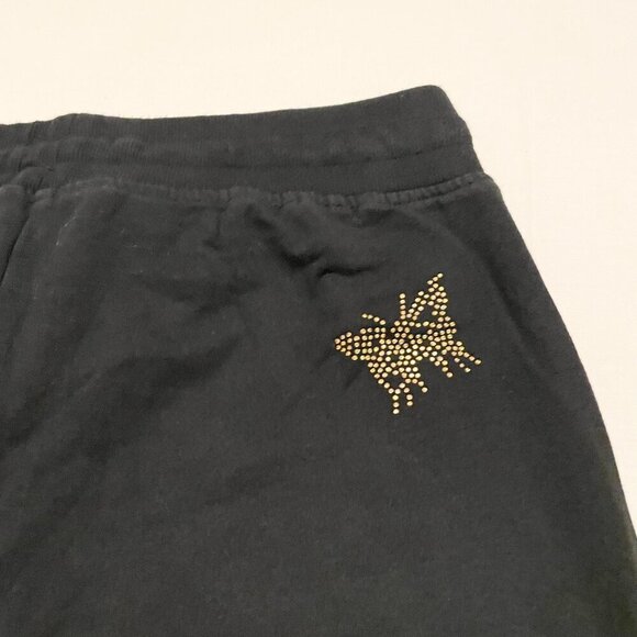 BCBG Cropped Sweat Pants Butterfly Womens Size Medium Capri Bottoms - Picture 13 of 16